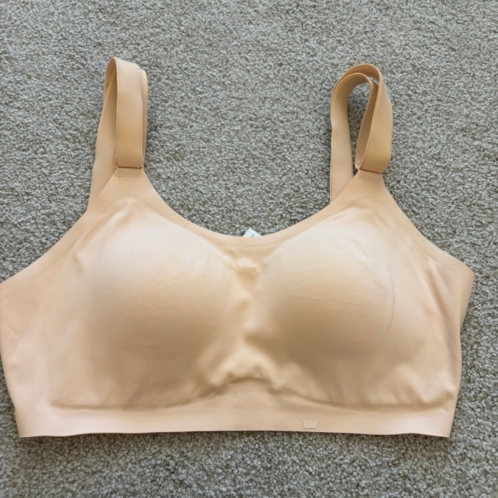 Shefit Flex-Lite Sports Bra Womens 1Luxe 1XL Beige Lightweight Vented Seamless